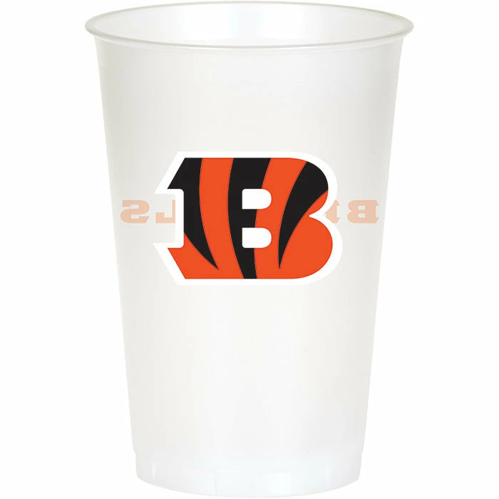 Creative Converting Cincinnati Bengals Plastic Cup, 20Oz, 8 Ct