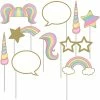 Creative Converting Sparkle Unicorn Photo Booth Props, 10 Ct