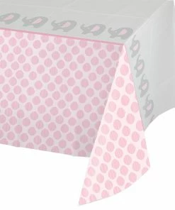 Creative Converting Little Peanut - Girl All Over Prt Plastic Tablecover 54" X 102" Baby Showers