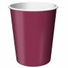 Creative Converting Burgundy Hot/Cold Paper Cups 9 Oz., 24 Ct Solid Color Tableware