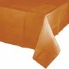 Creative Converting Pumpkin Spice Tablecover 54"X 108" Polylined Tissue Solid Color Tableware