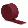 Creative Converting Solid Color Tableware Burgundy Crepe Streamers 81'