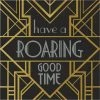 Creative Converting Themed Tableware Roaring 20S Roaring Good Time Napkins, Pack Of 16