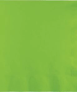 Creative Converting Fresh Lime Luncheon Napkin 3Ply, 50 Ct Solid Color Tableware