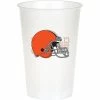 Creative Converting Cleveland Browns Plastic Cup, 20Oz, 8 Ct