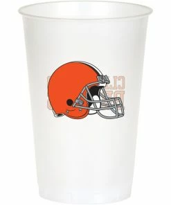 Creative Converting Cleveland Browns Plastic Cup, 20Oz, 8 Ct