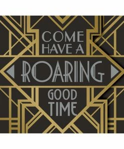 Creative Converting Themed Tableware Roaring 20S Invitations, Pack Of 8