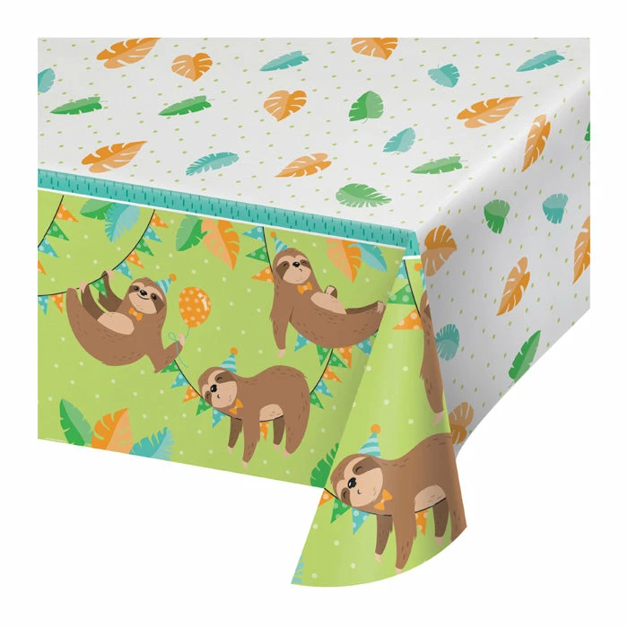 Creative Converting Sloth Party Plastic Table Cover