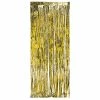 Creative Converting Foil Door Curtain Gold, 8'X3'