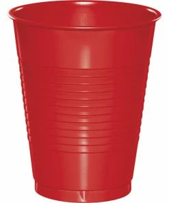 Creative Converting Classic Red Plastic Cups, 20 Ct