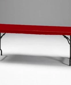Creative Converting Stay Put Tablecover Red, 29" X 72"
