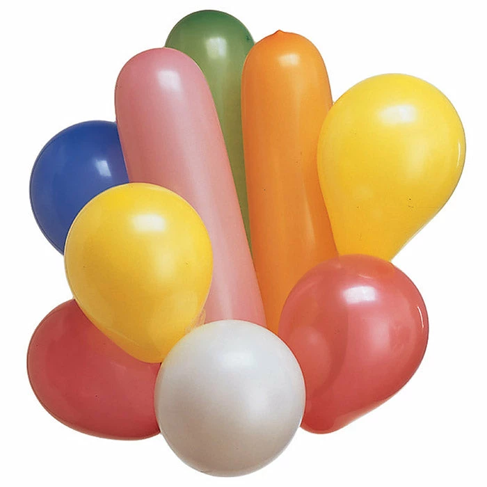 Creative Converting Assorted Shape Latex Balloons, 20 Ct General Decorations