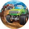 Creative Converting Monster Truck Rally Dessert Plates, 8 Ct