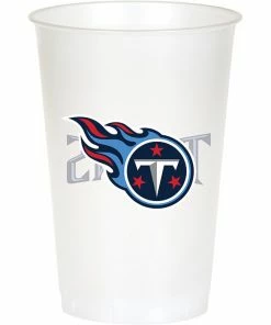 Creative Converting NFL And Football Party Supplies Tennessee Titans Plastic Cup, 20Oz, 8 Ct