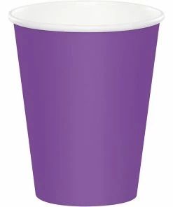 Creative Converting Amethyst Hot/Cold Paper Cups 9 Oz., 24 Ct