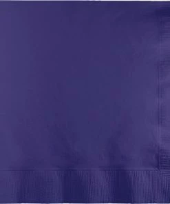 Creative Converting Purple Luncheon Napkin 2Ply, 50 Ct