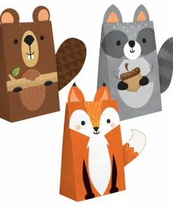 Creative Converting Wild One Woodland Paper Treat Bags, Pack Of 8 1st Birthday Party Themes