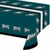 Creative Converting Philadelphia Eagles Plastic Table Cover, 54" X 102" NFL And Football Party Supplies