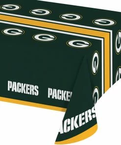 Creative Converting Green Bay Packers Plastic Table Cover, 54" X 102"