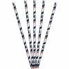 Creative Converting NFL And Football Party Supplies New England Patriots Paper Straws, 24 Ct