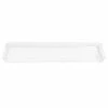 Creative Converting Clear Plastic Tray 6" X 15.5" Solid Color Tableware