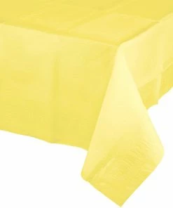 Creative Converting Mimosa Tablecover 54"X 108" Polylined Tissue Solid Color Tableware