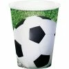Creative Converting Sports Fanatic Soccer Hot/Cold Paper Paper Cups 9 Oz., 8 Ct Soccer Party Decorations