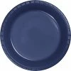 Creative Converting Navy Blue Plastic Dessert Plates, 20 Ct