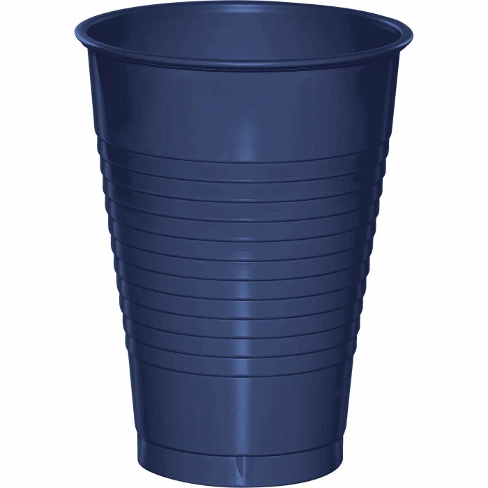 Creative Converting Navy Blue 12 Oz Plastic Cups, 20 Ct