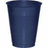 Creative Converting Solid Color Tableware Navy Blue Plastic Cups, 20 Ct