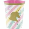 Creative Converting Unicorn Sparkle Plastic Keepsake Cup 16 Oz. Kids Birthday Party Themes