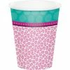 Creative Converting Kids Birthday Party Themes Sparkle Spa Party! Hot/Cold Paper Paper Cups 9 Oz., 8 Ct