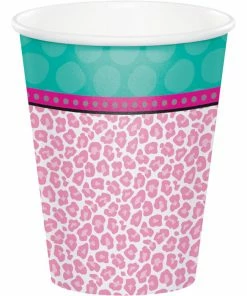 Creative Converting Kids Birthday Party Themes Sparkle Spa Party! Hot/Cold Paper Paper Cups 9 Oz., 8 Ct