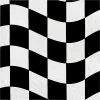 Creative Converting Racing Theme Party Decorations Black And White Check Napkins, 18 Ct