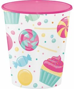 Creative Converting Candy Bouquet Plastic Cups, 12 Oz