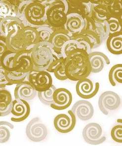 Creative Converting Mimosa Yellow Swirl Confetti, 0.5 Oz