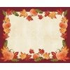 Creative Converting Thanksgiving Party Decorations Leaves And Pumpkin Placemats, 12 Ct