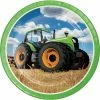 Creative Converting Tractor Time Paper Plates, 8 Ct Kids Birthday Party Themes