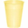 Creative Converting Mimosa Yellow Plastic Cups, 20 Ct Solid Color Tableware