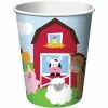 Creative Converting Kids Birthday Party Themes Farmhouse Fun Hot/Cold Paper Cups 9 Oz., 8 Ct