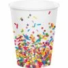 Creative Converting Sprinkles Hot/Cold Paper Paper Cups 9 Oz., 8 Ct Kids Birthday Party Themes