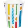 Creative Converting Bright Birthday Hot/Cold Paper Cups 9 Oz., 8 Ct