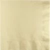 Creative Converting Solid Color Tableware Ivory Luncheon Napkin 2Ply, 50 Ct