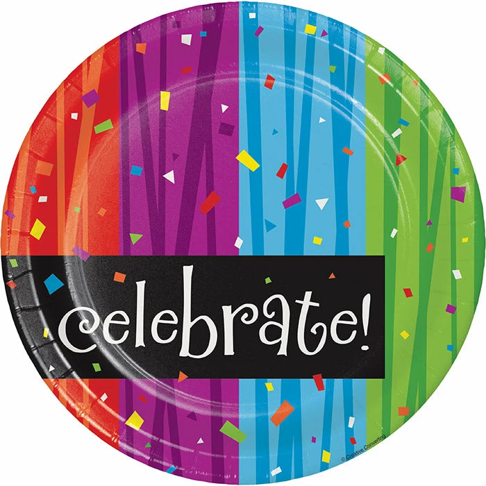 Creative Converting Milestone Celebrations Dessert Plates, 8 Ct
