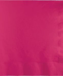 Creative Converting Hot Magenta Luncheon Napkin 2Ply, 50 Ct