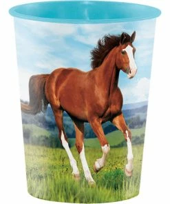 Creative Converting Horse And Pony Plastic Keepsake Cup 16 Oz.