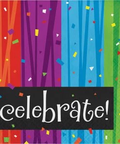 Creative Converting Milestone Celebrations Napkins, 16 Ct Adult Birthday Party Themes