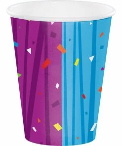 Creative Converting Milestone Celebrations Hot/Cold Paper Paper Cups 12 Oz., 8 Ct Adult Birthday Party Themes