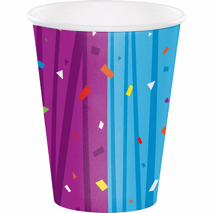 Creative Converting Milestone Celebrations Hot/Cold Paper Paper Cups 12 Oz., 8 Ct Adult Birthday Party Themes