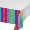 Creative Converting Milestone Celebrations Tablecover Plastic 54" X 108"